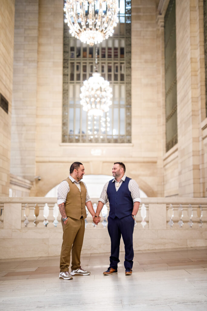 Grand Central Terminal wedding moment captured by DAG IMAGES